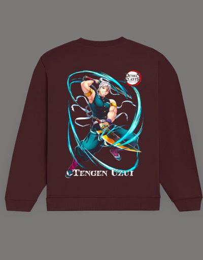 "Tin Brother Sound Ninja Warrior Sweatshirt – Anime Inspired Back Graphic Streetwear