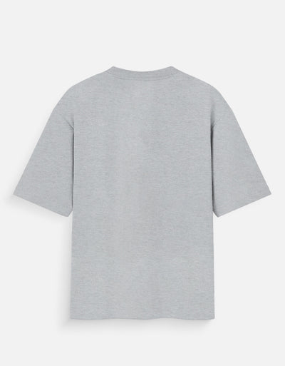 Back View: Tin Brother Crash & Kill Tiger Oversized Unisex Graphic Streetwear T-Shirt – Back Plain View