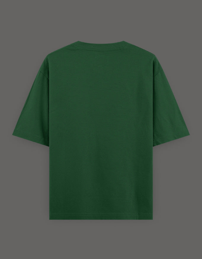 "Tin Brother Monkey D. Garp Oversized Graphic T-Shirt – Drop Shoulder Oversized Anime Tee Back"