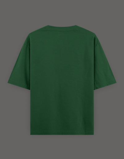 "Tin Brother Monkey D. Garp Oversized Graphic T-Shirt – Drop Shoulder Oversized Anime Tee Back"