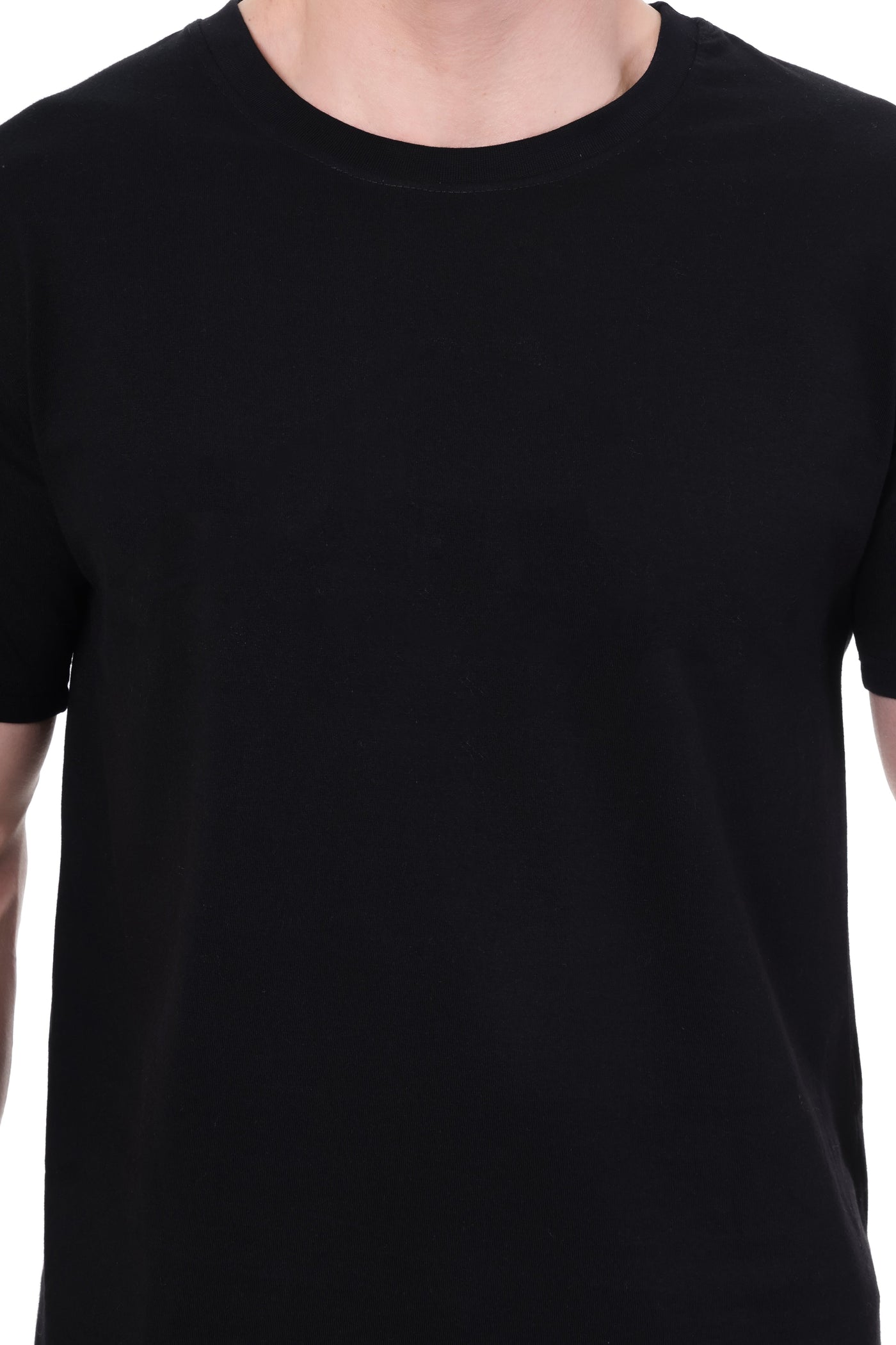SOLID Premium Black Regular Fit Unisex Tshirt